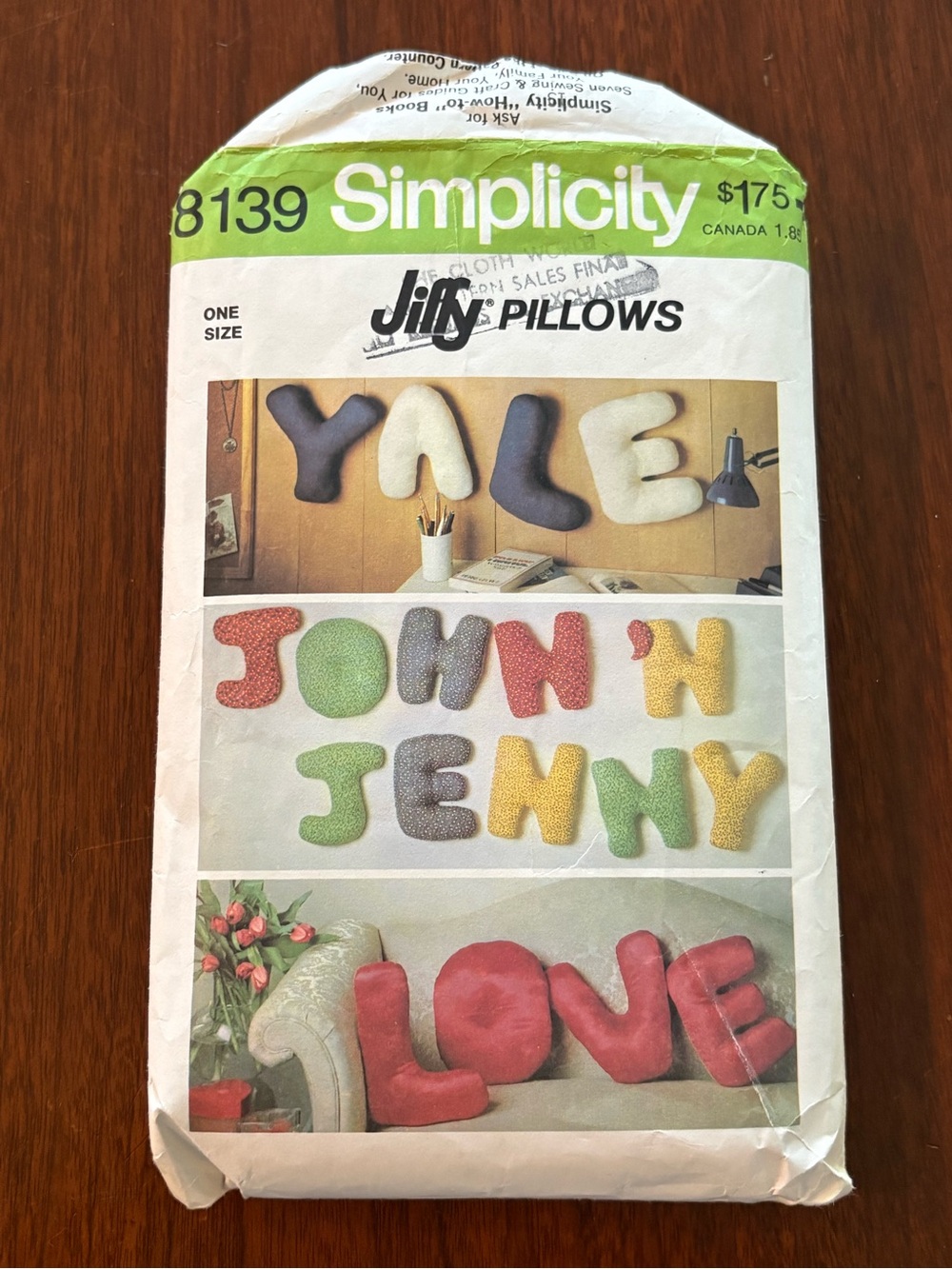 Simplicity Pattern 8139